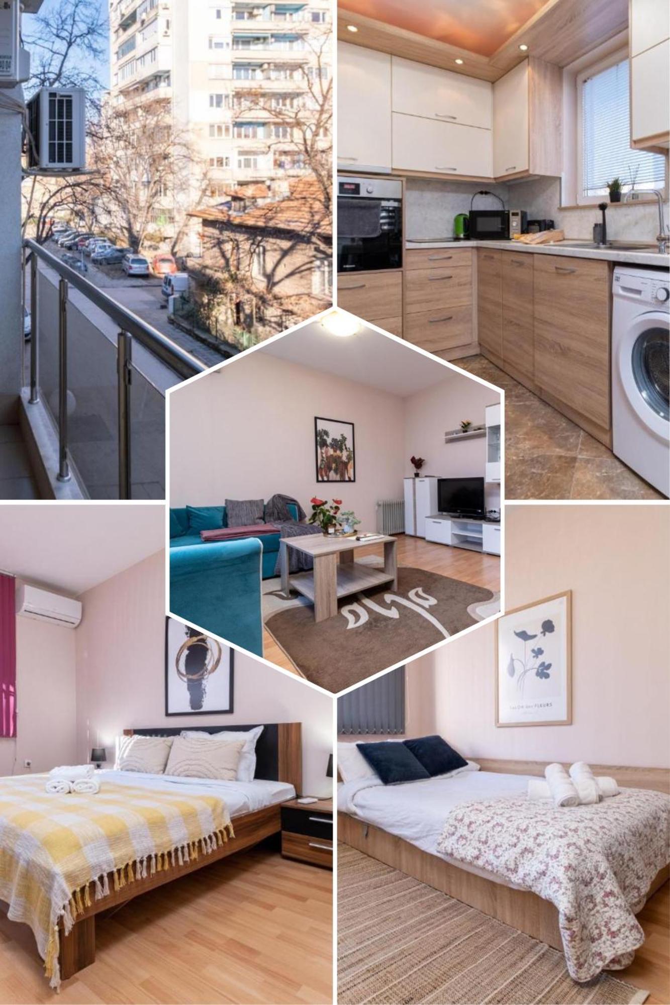 Comfortable 2Br Urban Getaway In City Center 普罗夫迪夫 外观 照片